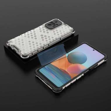 Case Xiaomi Redmi Note 10 Pro Clear Bees Series Honeycomb Original Case Redmi Note 10 Pro Clear