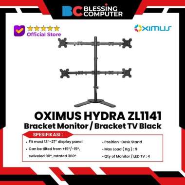 OXIMUS HYDRA ZL1141 Bracket Monitor / Bracket TV Black