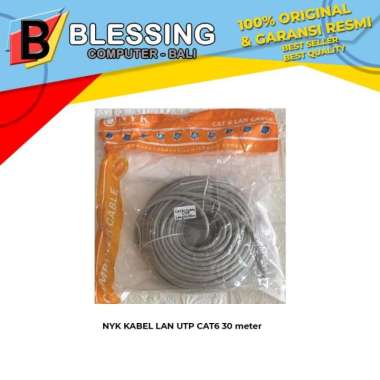 KABEL LAN 30 meter cat 6 NYK / KABEL LAN 30M Cat6 / KABEL LAN Cat6 30m