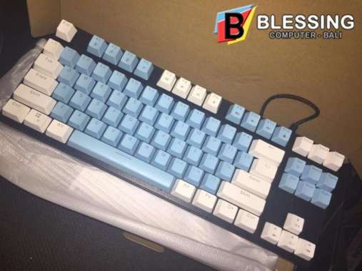 REXUS MX5.2 Gaming Keyboard BLUE WHITE Mechanical RED SWITCH
