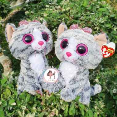 Ty Beanie Boos - Kiki Grey Cat 23cm