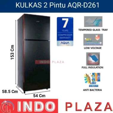 KULKAS AQUA 2 PINTU D261