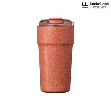 NEW LocknLock Metro Cafe Ceramic Coating Tumbler 500ml - LHC4357 Brown