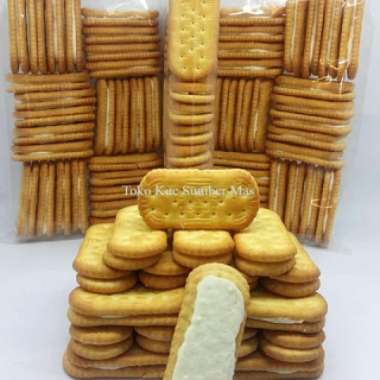 Khong Guan Cream Crackers 250 gr | Biskuit Kiloan | Cemilan jadul | Gabin Biskuit Susu