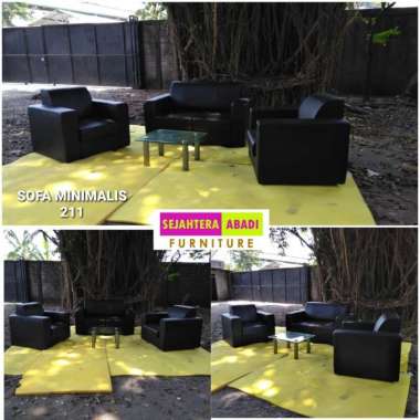 sofa minimalis 211, sofa tamu, kursi, kain oscar & fabric ( non meja )