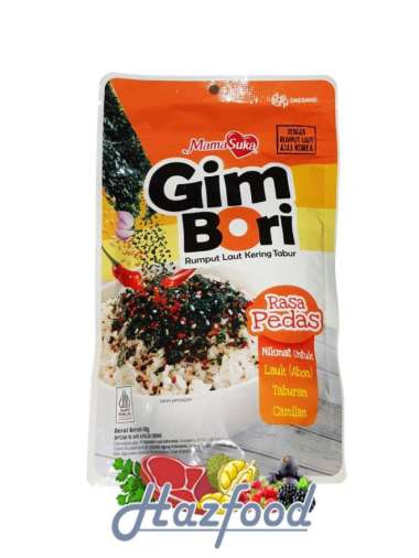 Mamasuka Gim Bori Pedas Rumput Laut Kering Tabur 60 Gram
