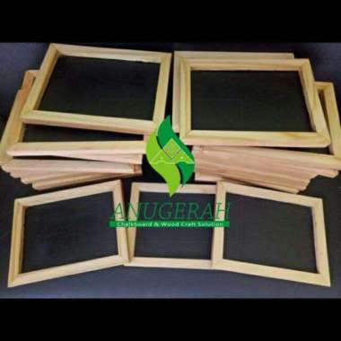 15x20cm Mini chalkboard papan tulis kapur papan tulis hitam blackboard papan ic