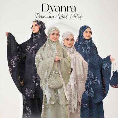 Dyanra Prayer Set / Mukena dewasa wanita Grasshil