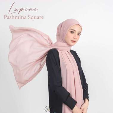 (Part 1) Lupine Pashmina / Pashmina Square / Pashmina Ceruty Babydoll Lime