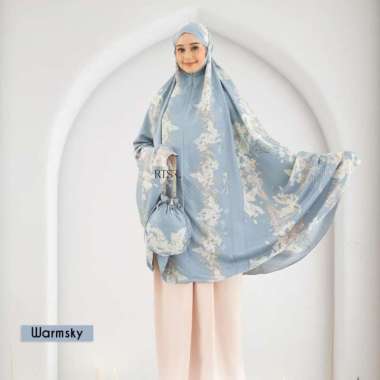 RTSR Qaireen Prayer Set/mukena dewasa wanita/mukena motif permium/muke warmsky