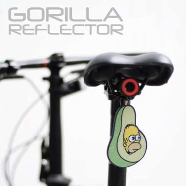 REFLECTOR sepeda japan mask cat eye mata kucing sepedah seli mtb avocado