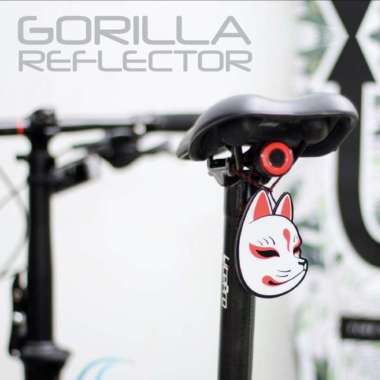 REFLECTOR sepeda japan mask cat eye mata kucing sepedah seli mtb mask