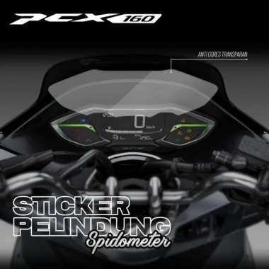 Stiker Pelindung Spido HONDA PCX 150 160 Sticker Anti Gores Spidometer Seepdometer Motor Hitam PCX 1