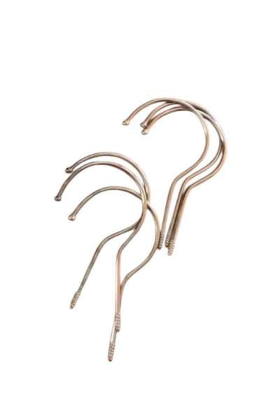 dhio-1pcs Hook Hanger Kayu Besi Huk Hanger Kayu Silver Kait Hanger Kayu Cantolan Hanger Kayu Hook Ka