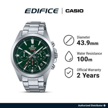 Edifice Jam Tangan Pria EFV-630D-3AVUDF Original Analog Silver