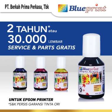 Tinta Epson BLUEPRINT 003 For Printer Epson L1110 L3110 L3150 100ml - Varian Warna Kuning