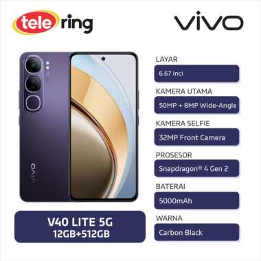 HP VIVO V40 LITE 5G 12/512GB black