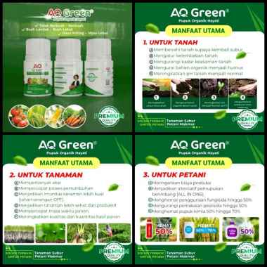 AQ Green Pupuk Organik 50gr Original