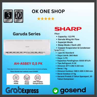 AC SHARP 1⁄2 PK AH-A5 BEY / AH-A 5 BEY (Unit Only)
