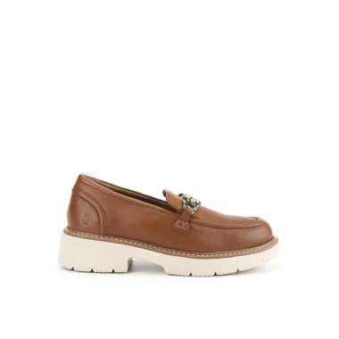 Hush Puppies Sepatu Wanita Jodie Bit Loafer Cognac Leather 8 Cognac Leather
