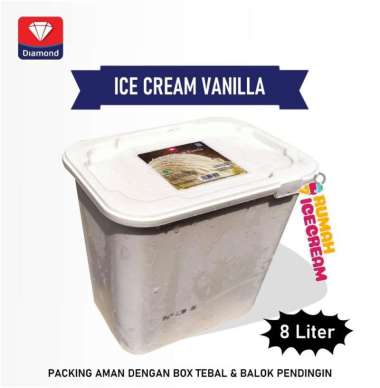 Promo Harga Diamond Ice Cream Vanila 8000 ml - Blibli