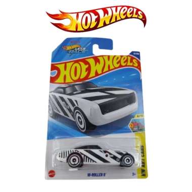 Hot Wheels Hi Roller II Putih Zebra HW Art Cars Mobil Balap Race