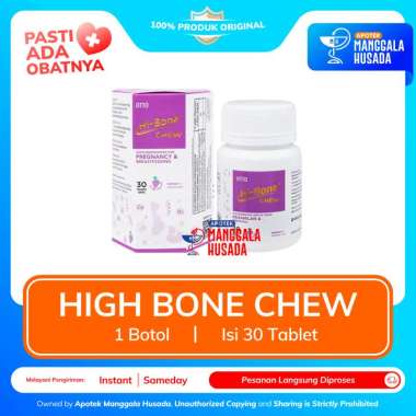 HI BONE CHEW SUPLEMEN IBU HAMIL DAN MENYUSUI @ 30 TABLET KUNYAH
