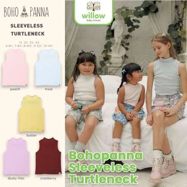 Kaos Anak - Bohopanna Sleeveless Turtleneck 4Y Butter