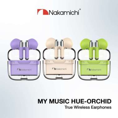 Nakamichi My Music Hue Orchid True Wireless Bluetooth Earphones Beige