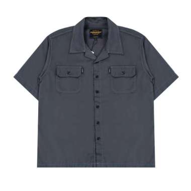 KEMEJA PRIA - ETERNALWORKS STONE GREY WORKSHIRT - KEMEJA KERJA S