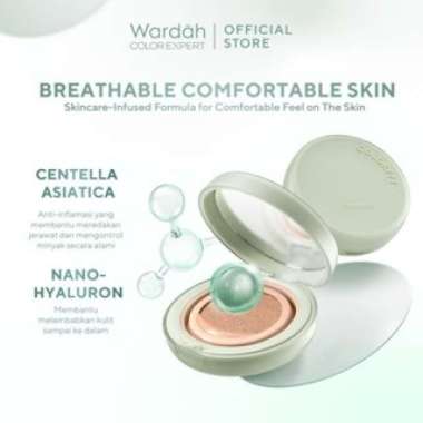 Wardah Colorfit 5D Blur Cloud Cushion 42N Neutral Sand