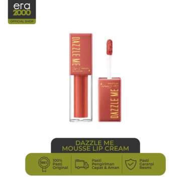 Era 2000 - DAZZLE ME Mousse Lip Cream | Silky Lipstik Moisturizing Lip Care Reduce Lip Wrinkles Pump