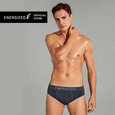 Energized Panty Men's Perfect Fit Jacquard Briefs 501-6843M M Blue
