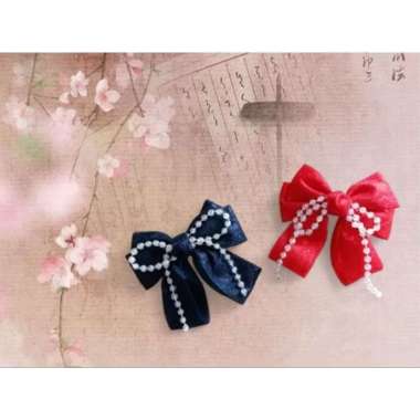 oddsolshop pekanbaru / Pita Rambut Anmei /Pita Hijab Anmei Jepit Rambut Merah