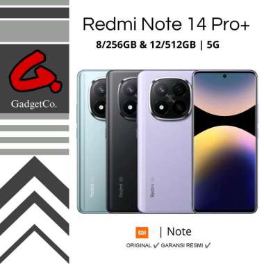 Redmi Note 14 Pro+ 5G 8/256GB & 12/512GB Garansi Resmi 8/256GB Frost Blue