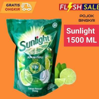 Sunlight 1500 Ml Promo Sabun Cuci Piring CUPIR 5L Non Stiker