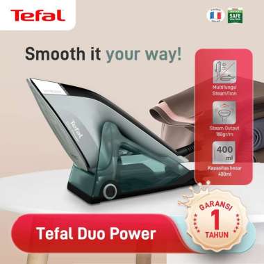 Tefal Setrika Uap Duo Power FREE Alas Setrika