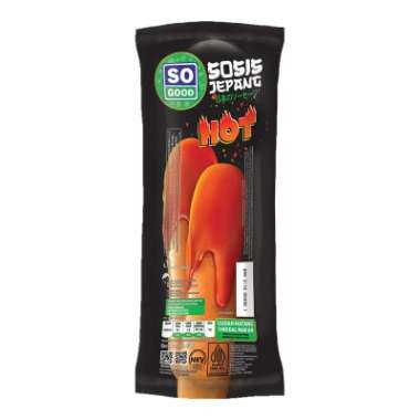 SO GOOD SOSIS JEPANG SAUS PEDAS 55GR SIAP MAKAN READY TO EAT HOT SAUSAGE