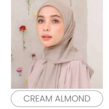 Hijab Lozy | Kerudung Segi Empat CREAM ALMOND
