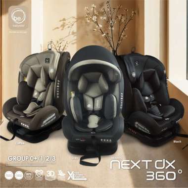 Car Seat Babyelle NEXT DX 360 Rotate ISOFIX kursi mobil anak Baby bisa putar full carseat BE 836BC B