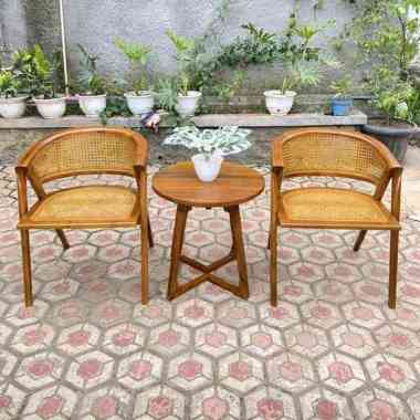 Kursi kayu jati minimalis - Kursi cafe home decor