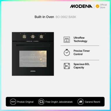 MODENA Built-in Gas Oven 60cm 60L - BO 0662 BABK