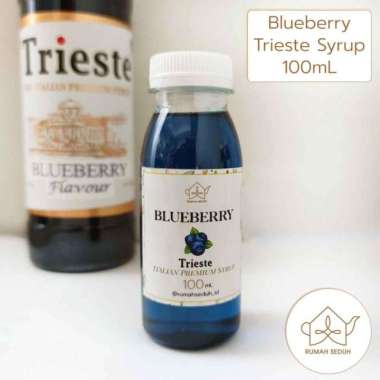 100mL Blueberry Syrup Trieste - Sirup Trieste rasa bluberi
