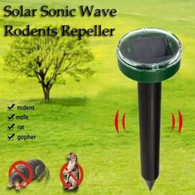 ALAT pengusir hama tikus ultrasonik taman kebun-solar repeller