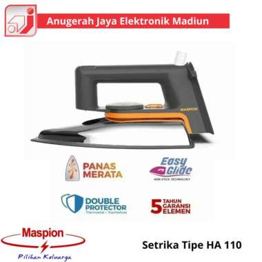 Setrika Maspion HA 110 / Setrika Listrik Maspion HA 110 / Gosokan Baju Maspion HA 110