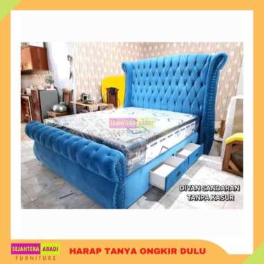 Divan sandaran sultan besar divan classic sandaran laci dan non laci divan mewah ( tanpa kasur ) war