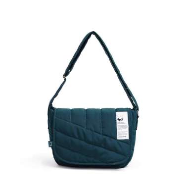 Jack Puffy Sling Bag Niion Teal Green