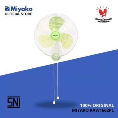 Kipas angin Miyako KAW1662PL Kipas Dinding Jaring plastik – Wall Fan 16 inch Dengan Tali