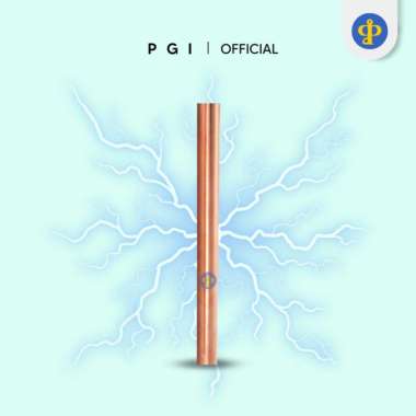PGI | Grounding Rod / Copper Rod Full Tembaga 100% - 3/8'' - 2M 5/8'' - 4M
