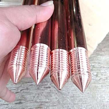 Stik As Grounding Rod / Arde Tembaga 1/2 inch x 1 Meter Actual 11,5 mm